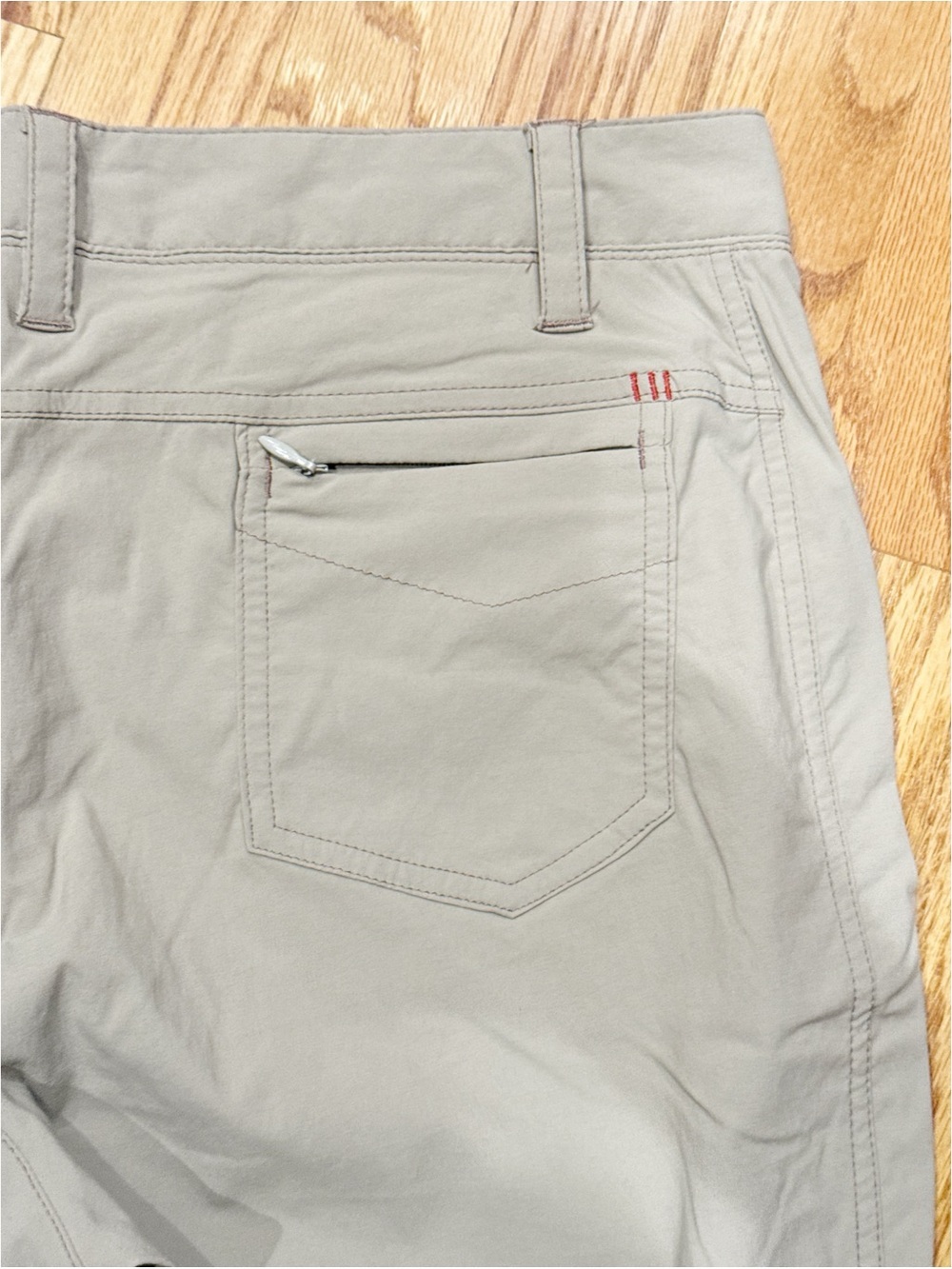LL Bean Hiking Pants Womens 10 Regular Beige Nylon Spandex Outdoor Pockets - Picture 7 of 11
